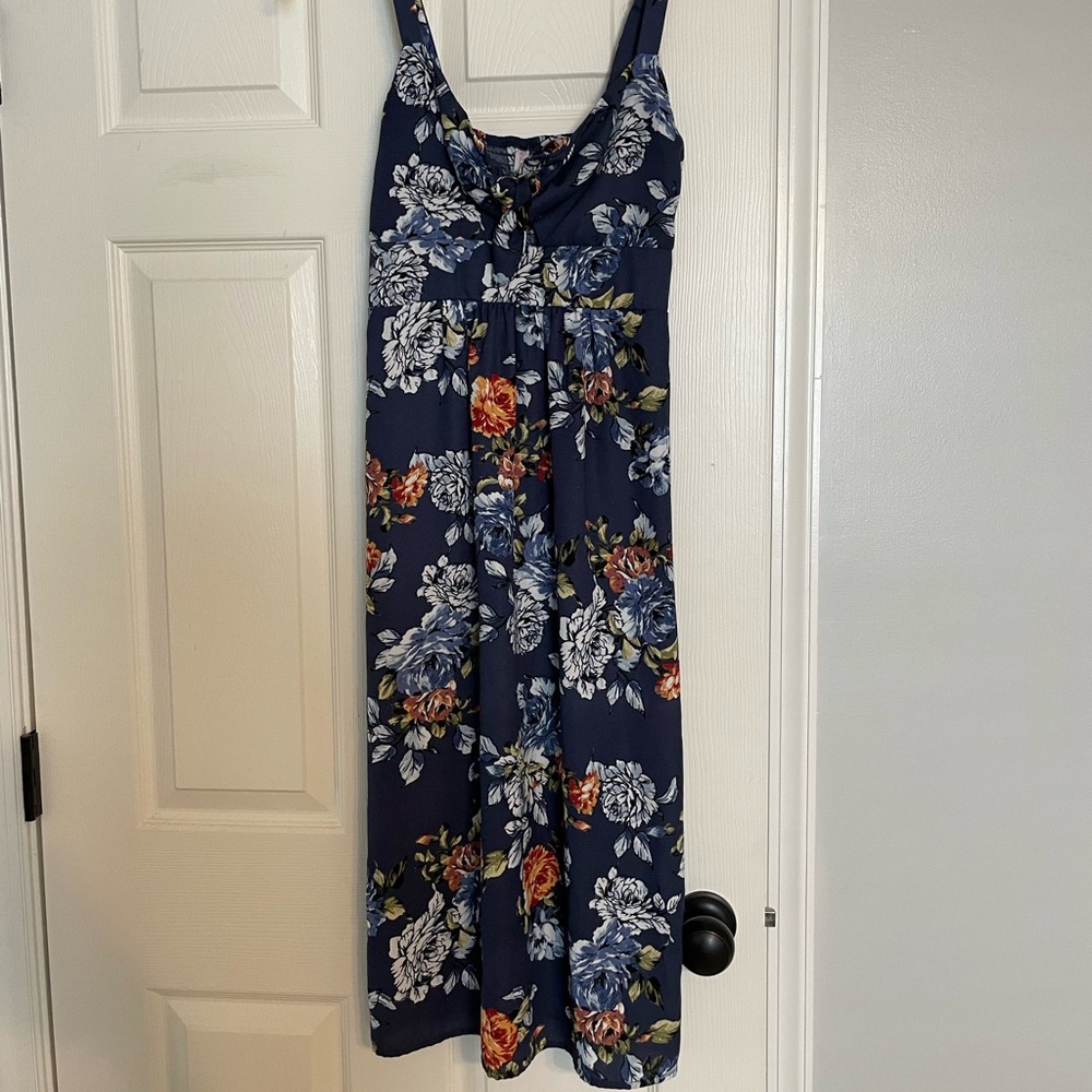 Mid Length Floral Summer Dress